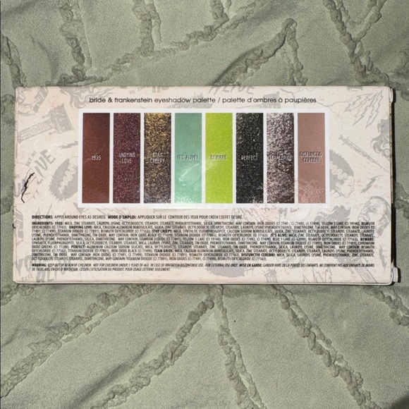 NIB Melt Bride of Frankenstein Eyeshadow Palette Set of 8 Shades HTF Brand New! - Picture 7 of 7